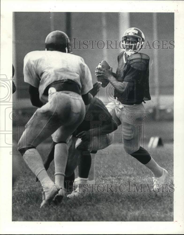 1981 Press Photo Harold Smith, Texas Southern University Football Quarterback- Historic Images