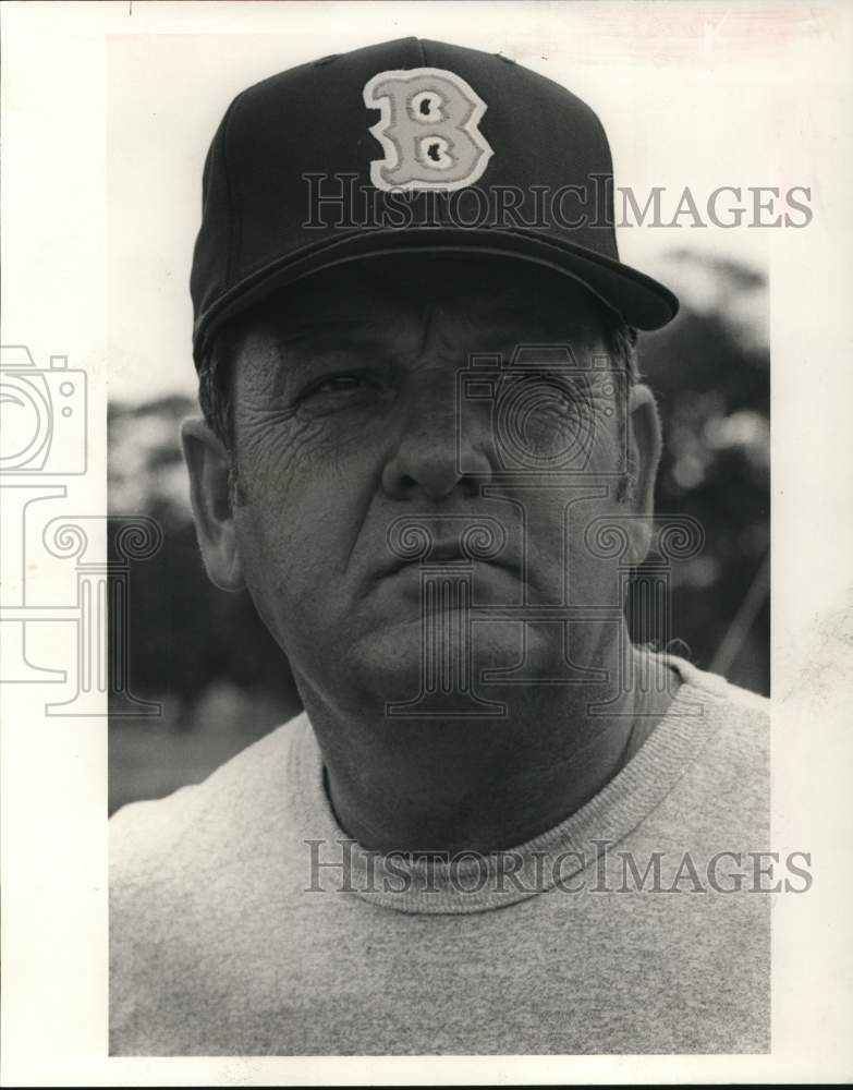 1984 Press Photo Bill Poland, for Brazoswood High School baseball team.- Historic Images