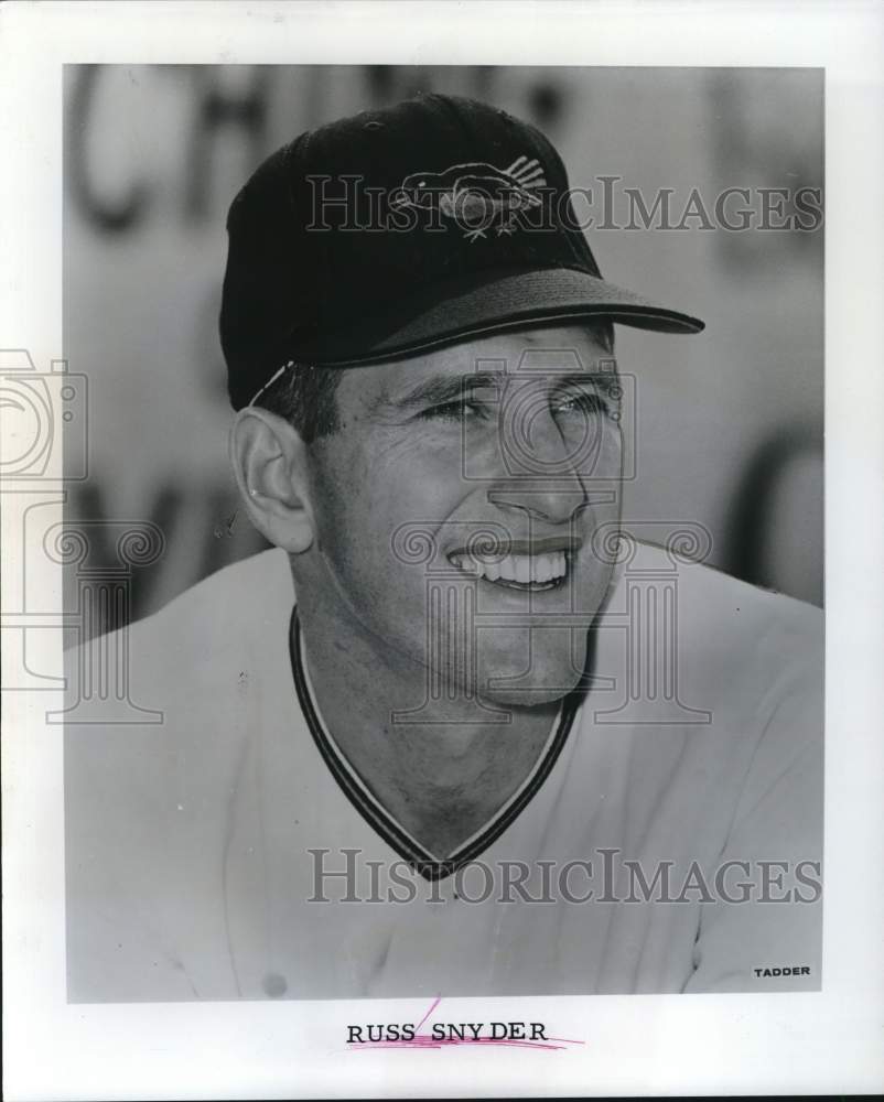 1966 Press Photo Baseball athlete Russ Snyder - hps12621- Historic Images