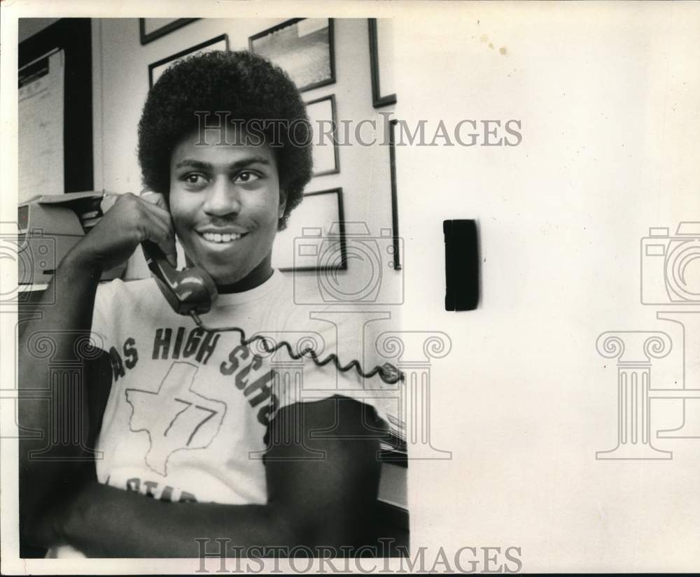 1978 Press Photo Darrell Shepard, University of Houston Football Player- Historic Images