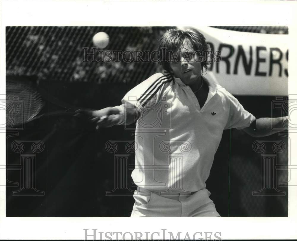 1983 Press Photo Pro Tennis Player Leif Shiras in Semifinals - hps12841- Historic Images