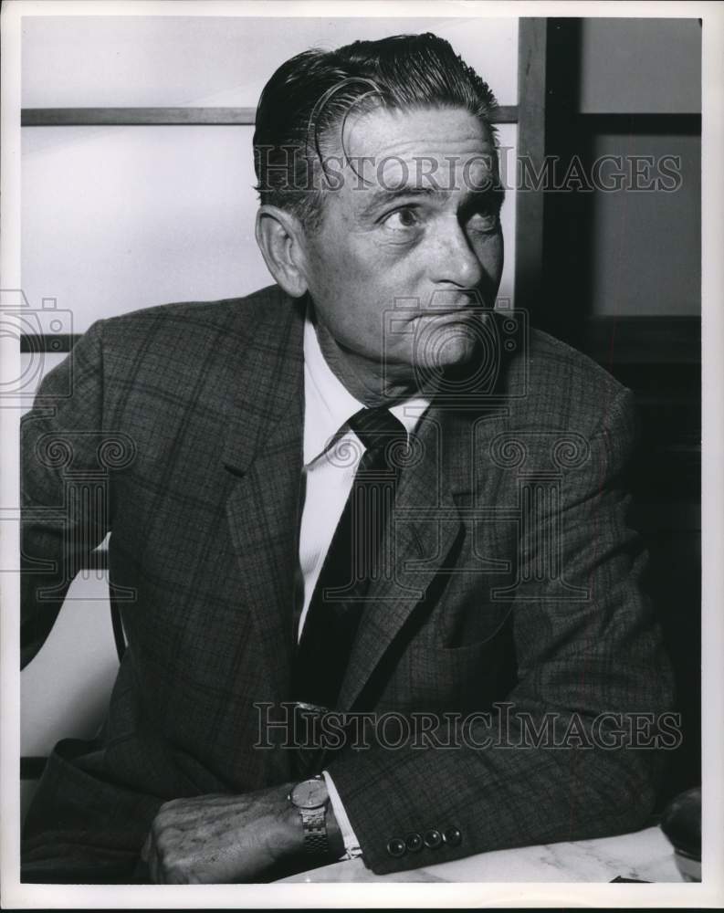 1961 Press Photo Paul Richards, General Manager of Houston Colts - hps13527- Historic Images