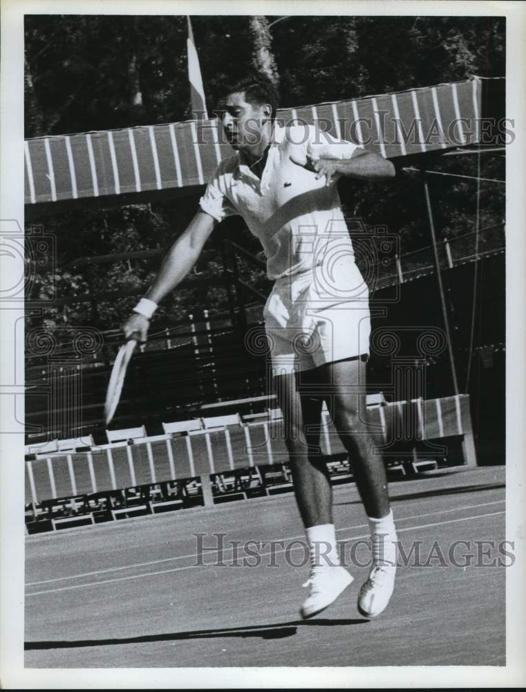 1963 Press Photo Tennis player Rafael Osuna in action - hps13697- Historic Images