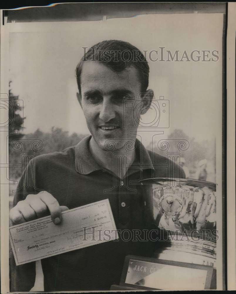 1966 Press Photo Golfer Dick Sikes, Slender Arkansas Cleveland Winner- Historic Images