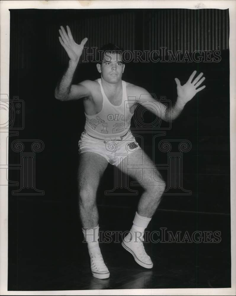 1959 Press Photo James Dowies, Ada Oilers Basketball Player - hps14818- Historic Images