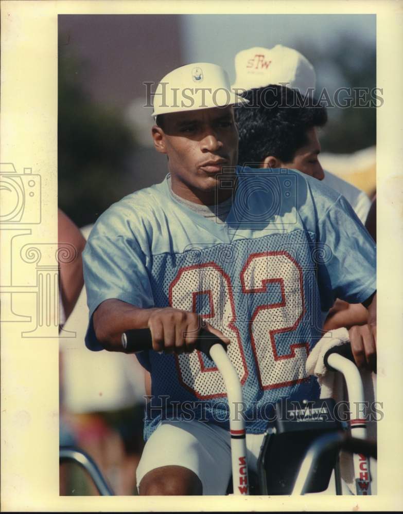 1988 Press Photo Willie Drewrey, Houston Oilers Football Wide Receiver- Historic Images