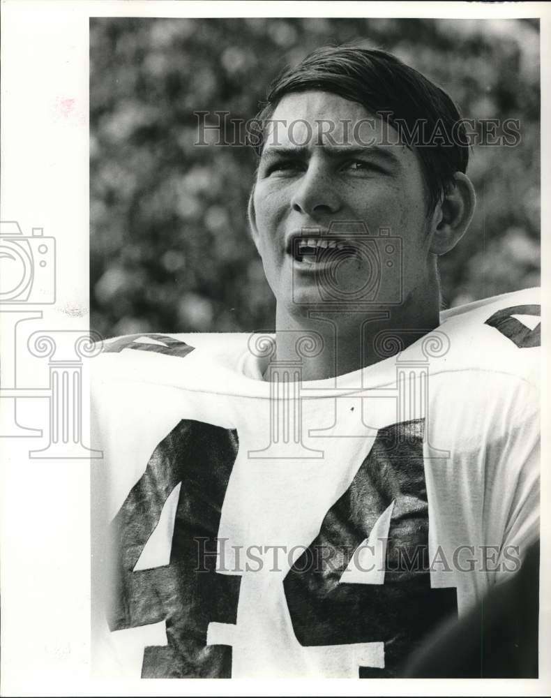 1971 Press Photo Brad Dusek, A&amp;M football player - hps15102- Historic Images