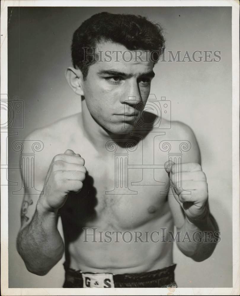 1965 Press Photo Boxer Johnny Busso - hps15921- Historic Images