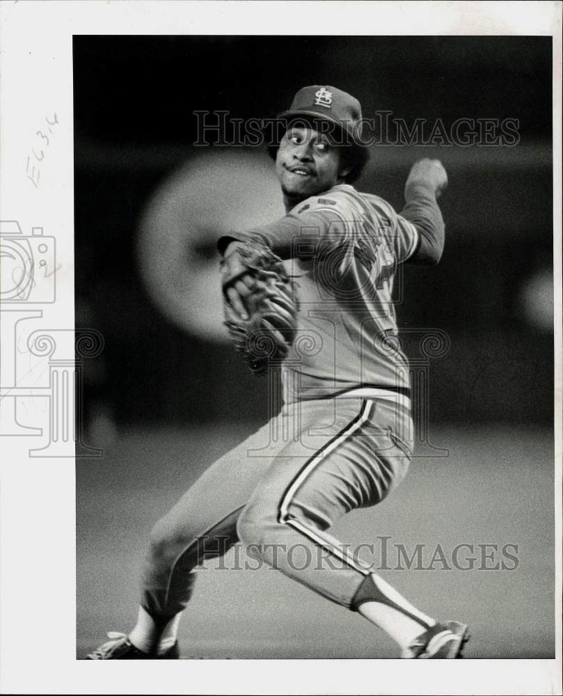 1979 Press Photo St. Louis Cardinals baseball pitcher Silvio Martinez- Historic Images