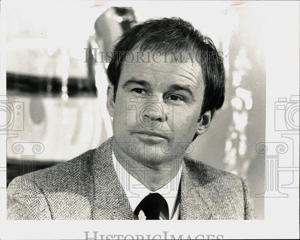 1984 Press Photo Houston Oilers football coach Hugh Campbell - hps17092- Historic Images