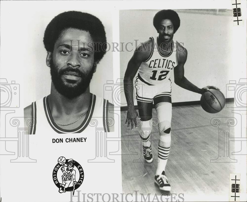 Press Photo Boston Celtics Basketball Player Don Chaney - hps17174- Historic Images