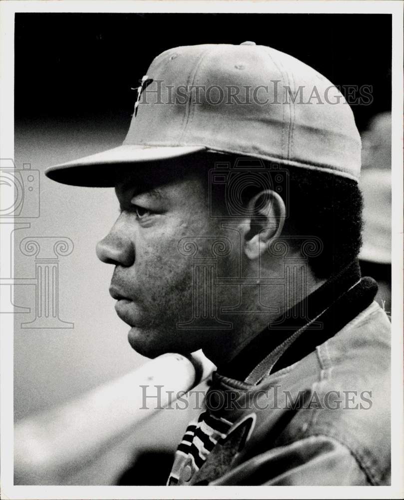 1976 Press Photo Houston Astros Baseball Player Cliff Johnson - hps18936- Historic Images