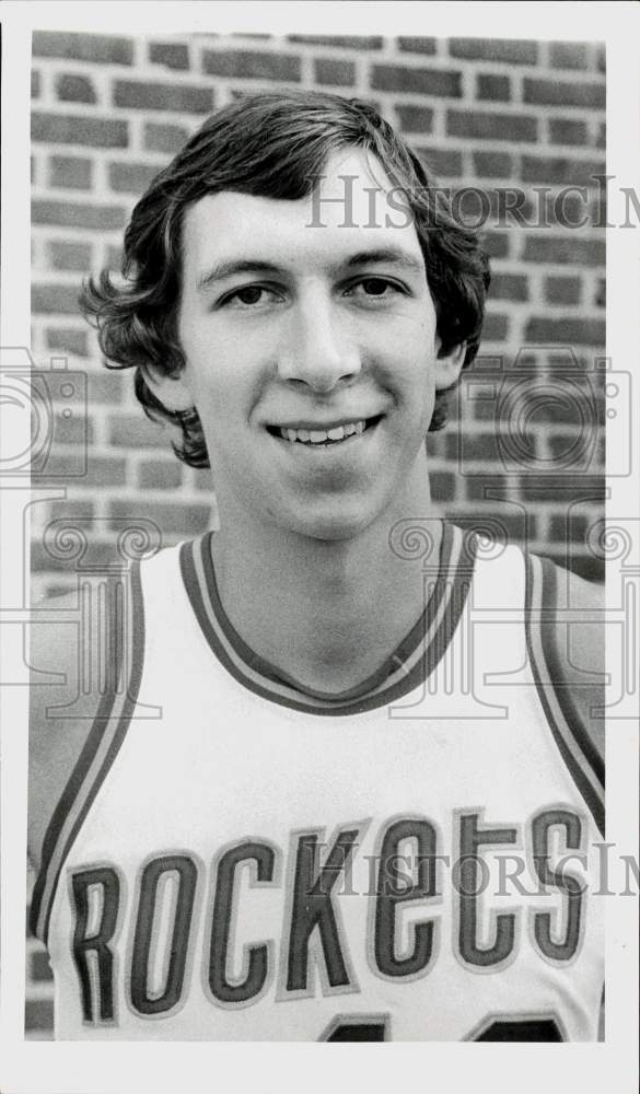 1974 Press Photo Houston Rockets Football Player Steve Hawes - hps18941- Historic Images