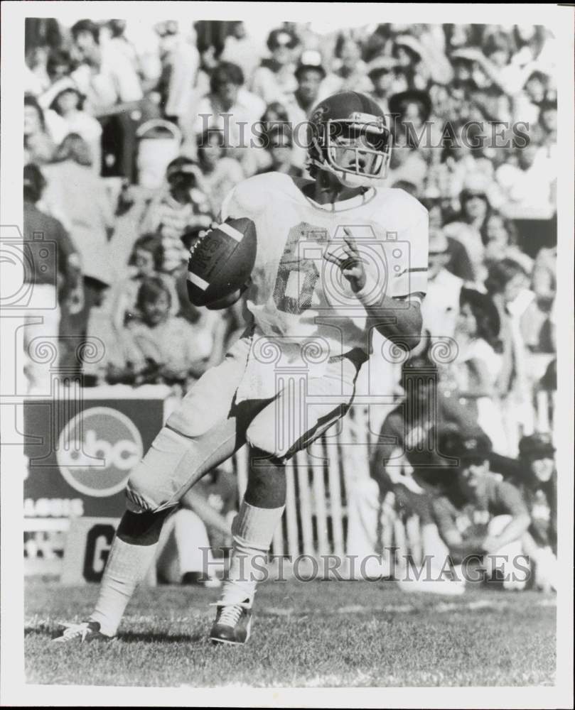 1977 Press Photo Southern Cal college football quarterback Rob Hertel- Historic Images