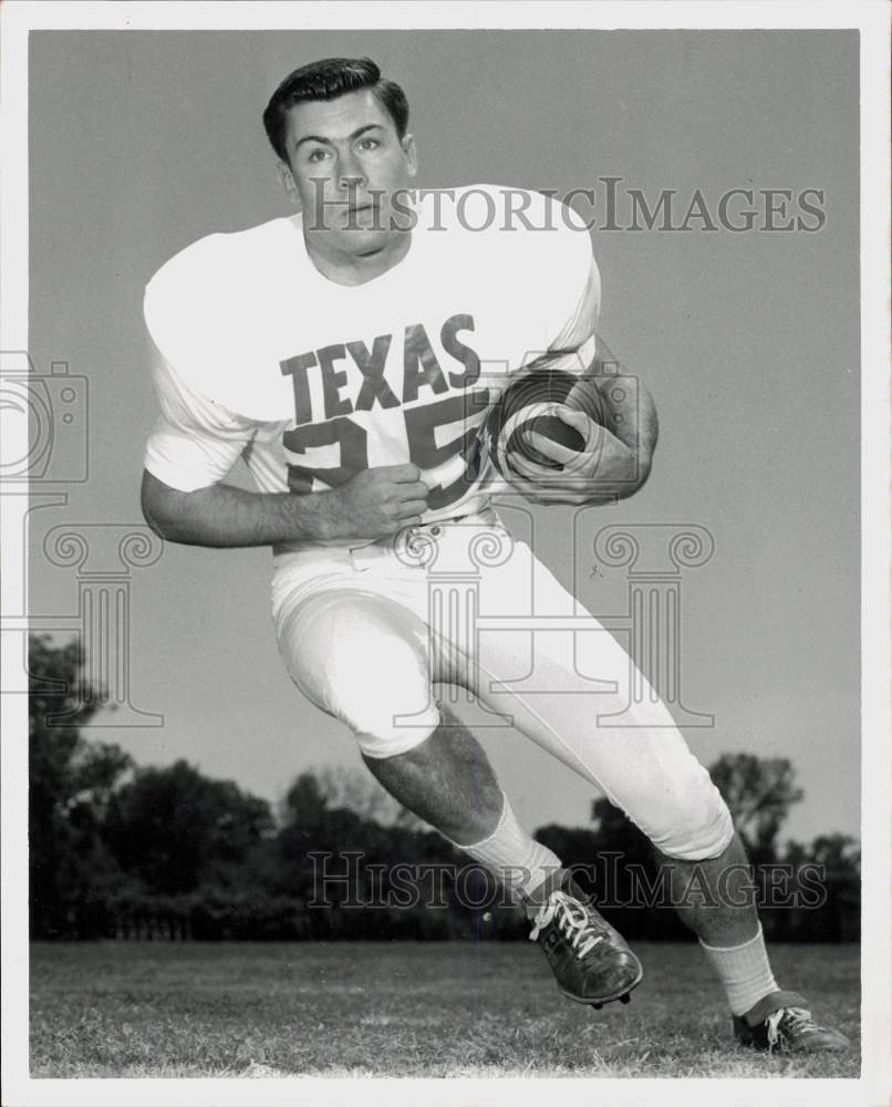 1965 Press Photo University of Texas Football Player Phil Harris - hps19358- Historic Images