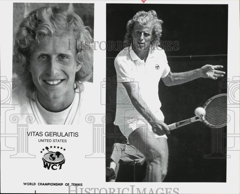 1982 Press Photo United States Tennis Player Vitas Gerulaitis - hps19835- Historic Images