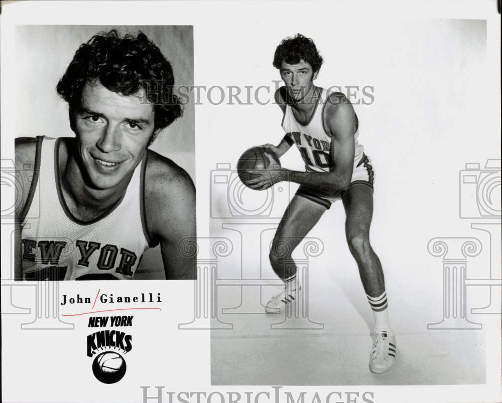 Press Photo New York Knicks basketball player John Gianelli - hps20019- Historic Images