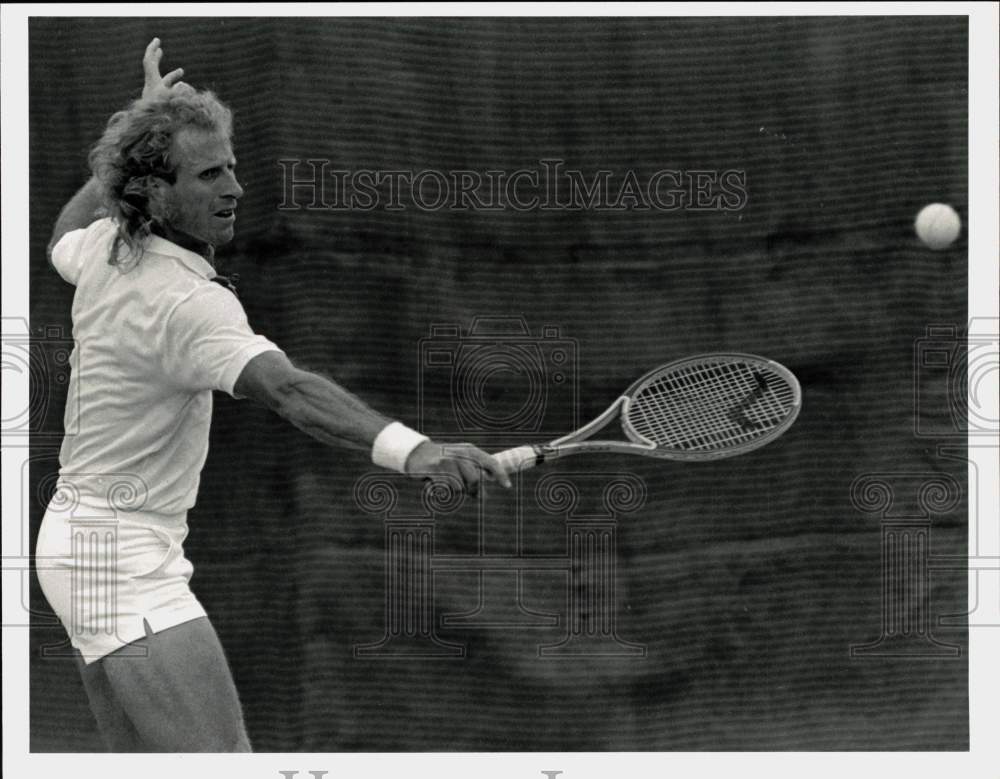 1985 Press Photo Tennis player Vitas Gerulaitis in action - hps20026- Historic Images