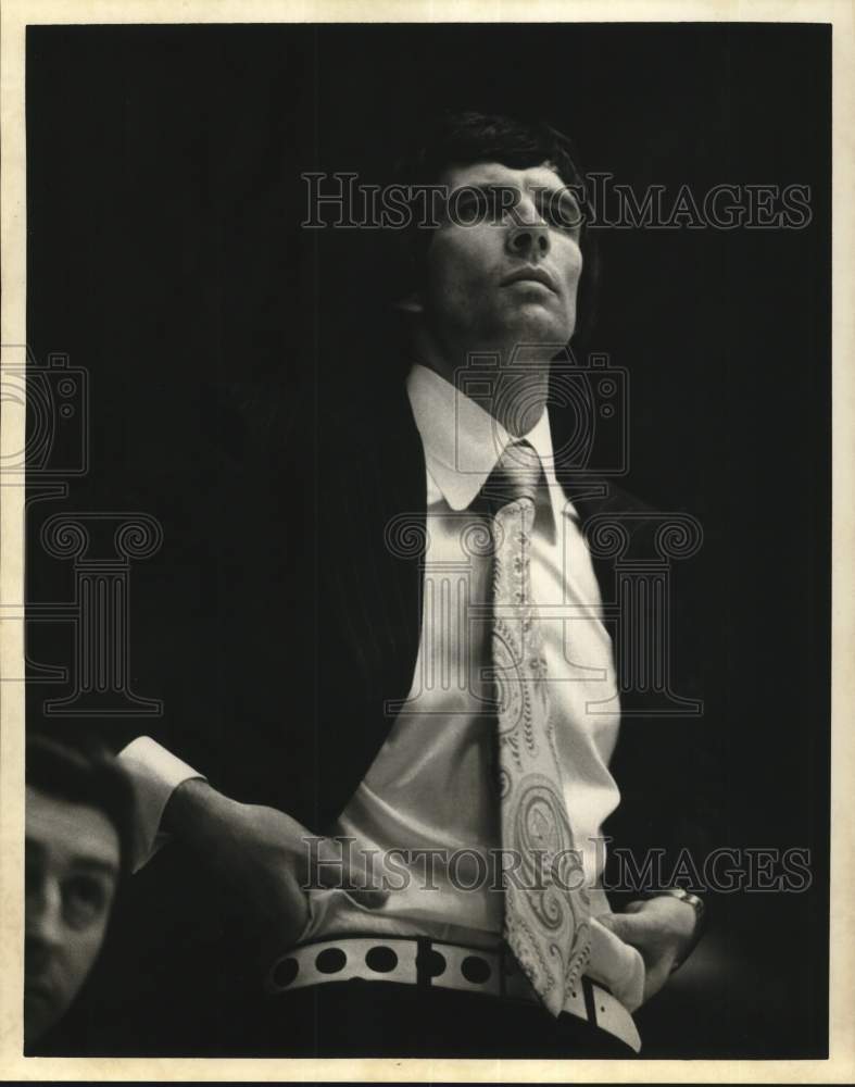 1973 Press Photo Houston Rockets Basketball Coach Johnny Egan - hps20221- Historic Images