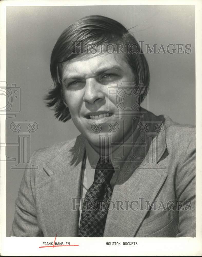 1972 Press Photo Frank Hamblen of the Houston Rockets - hps20666- Historic Images