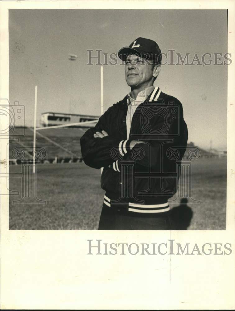 1984 Press Photo Lamar Consolidated High School football coach Don Landes- Historic Images