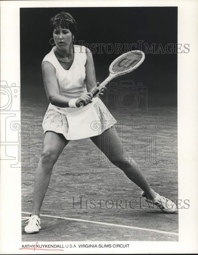 Press Photo Tennis Player Kathy Kuykendall - hps20852- Historic Images