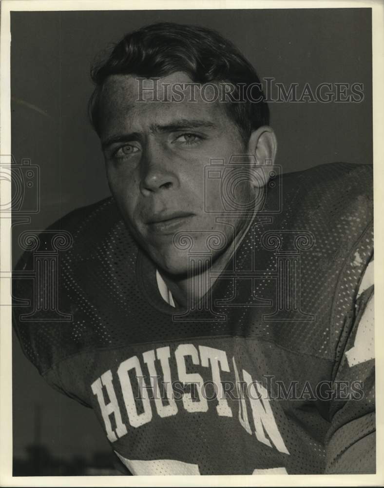 1971 Press Photo University of Houston football player Bobby Kyle - hps20869- Historic Images