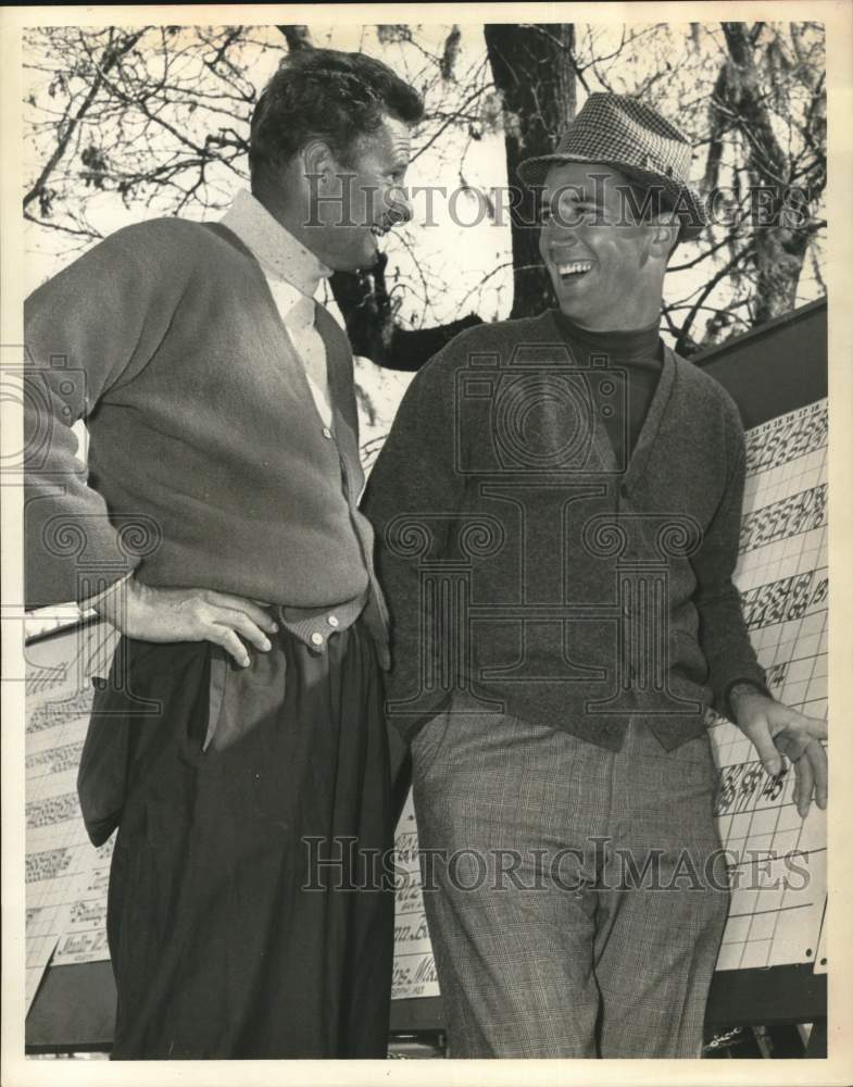 1965 Press Photo Golfers Ed Hopkins and Wilson Schoellkopf Jr. - hps20889- Historic Images