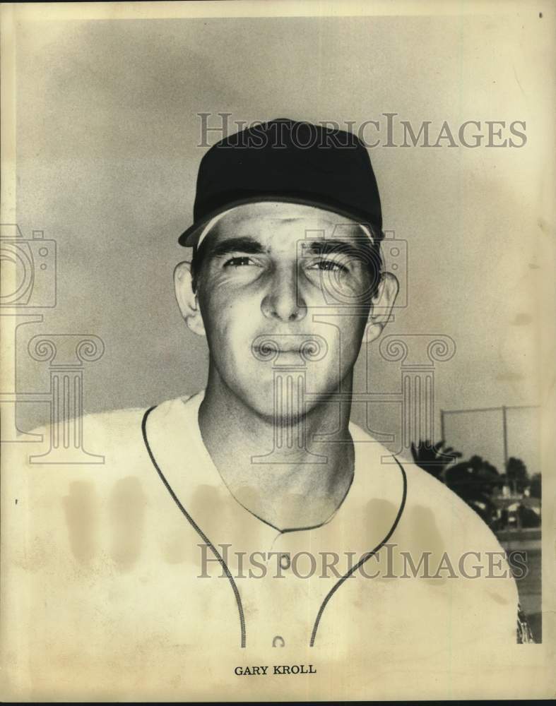 1966 Press Photo Baseball Player Gary Kroll - hps20997- Historic Images