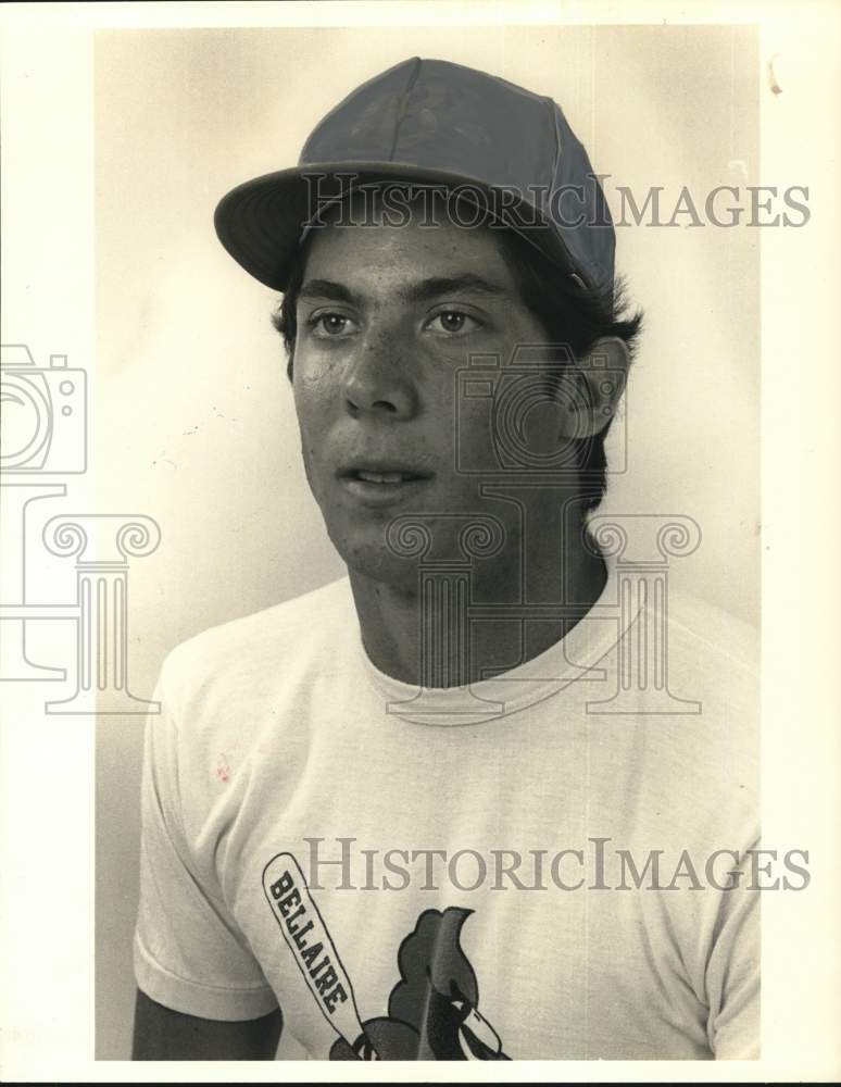 1984 Press Photo Bellaire High School baseball player Jay Knoblauch - hps21310- Historic Images