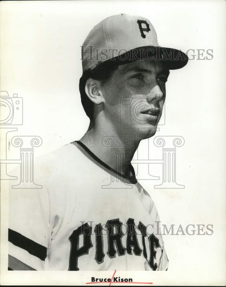 1972 Press Photo Pittsburgh Pirates baseball player Bruce Kison - hps21429- Historic Images