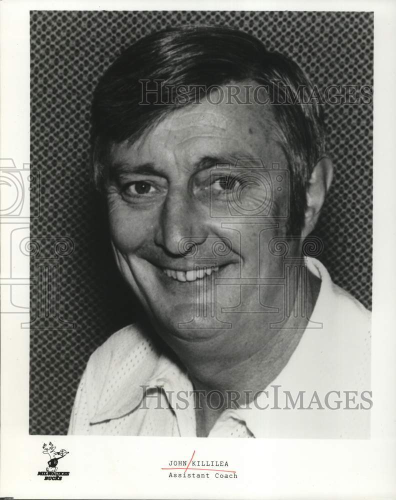 Press Photo Milwaukee Bucks Basketball Coach John Killilea - hps21806- Historic Images