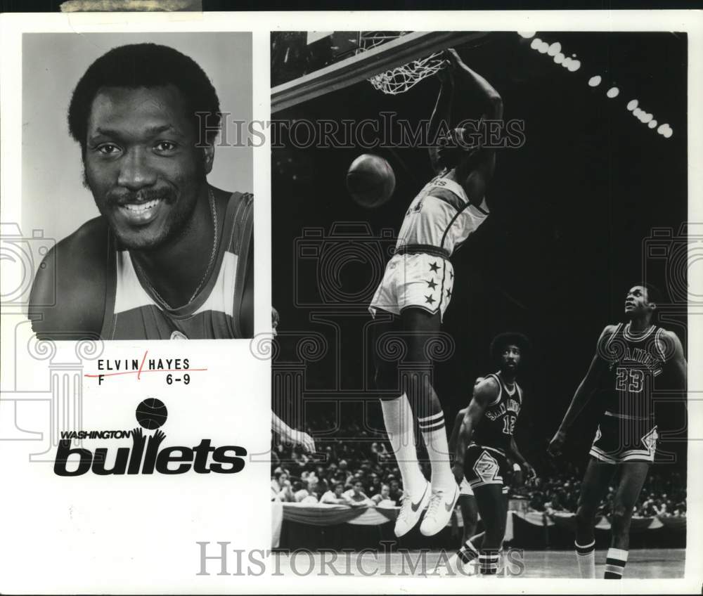 1979 Press Photo Washington Bullets Basketball Player Elvin Hayes - hps22962- Historic Images