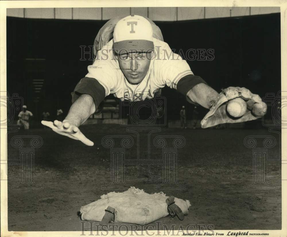 1955 Press Photo Texas baseball player Eddie Joe Daniels - hps23178- Historic Images