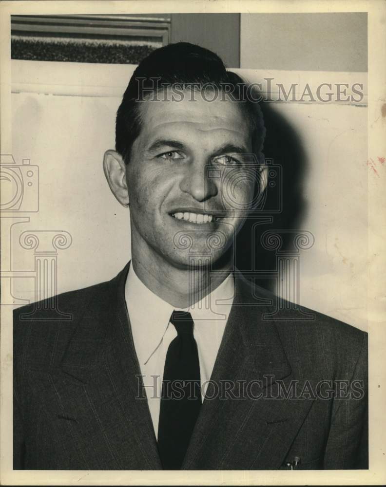 1954 Press Photo University of Houston athletic director Harry Fouke - hps23415- Historic Images