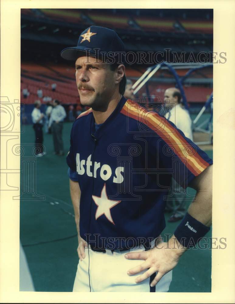 1990 Press Photo Houston Astros Baseball Player Glenn Davis - hps23574- Historic Images