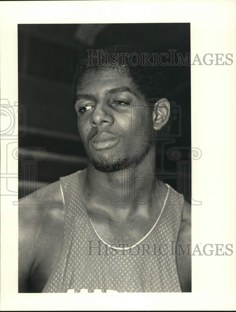 1985 Press Photo Basketball player Tiko Crawford - hps23639- Historic Images