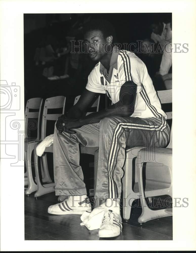 1980 Press Photo Basketball Player Marvin Delph - hps23781- Historic Images