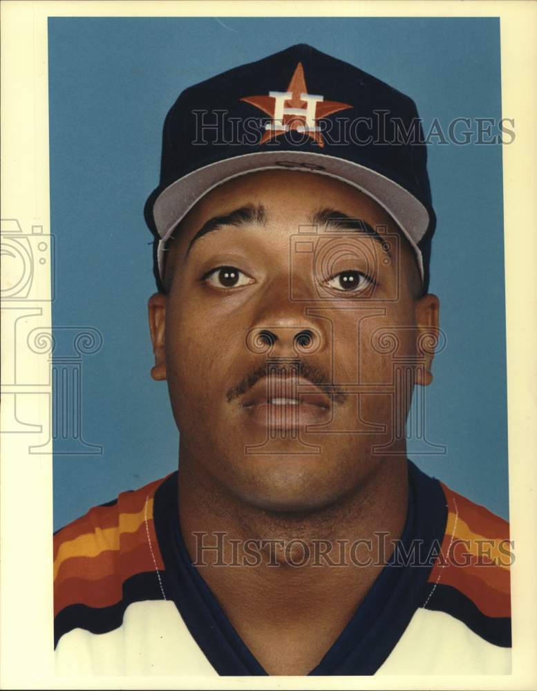 1989 Press Photo Houston Astros Baseball Player Eric Anthony - hps23916- Historic Images