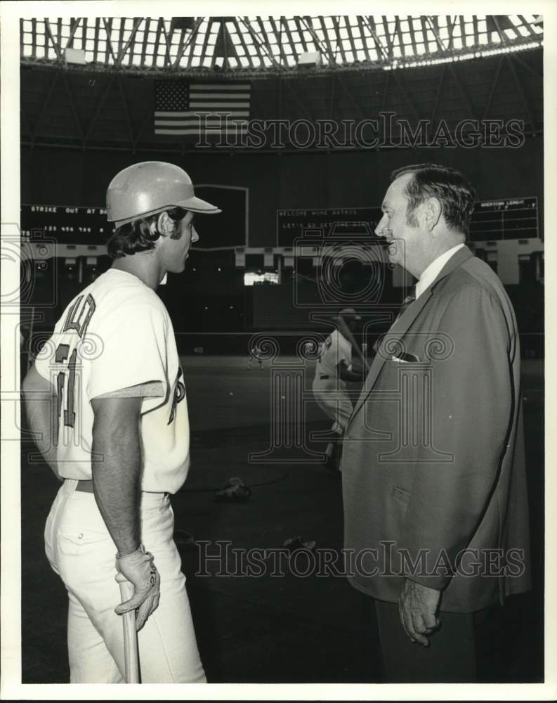 1972 Press Photo Houston Astros Baseball Manager Spec Richardson &amp; Norm Miller- Historic Images