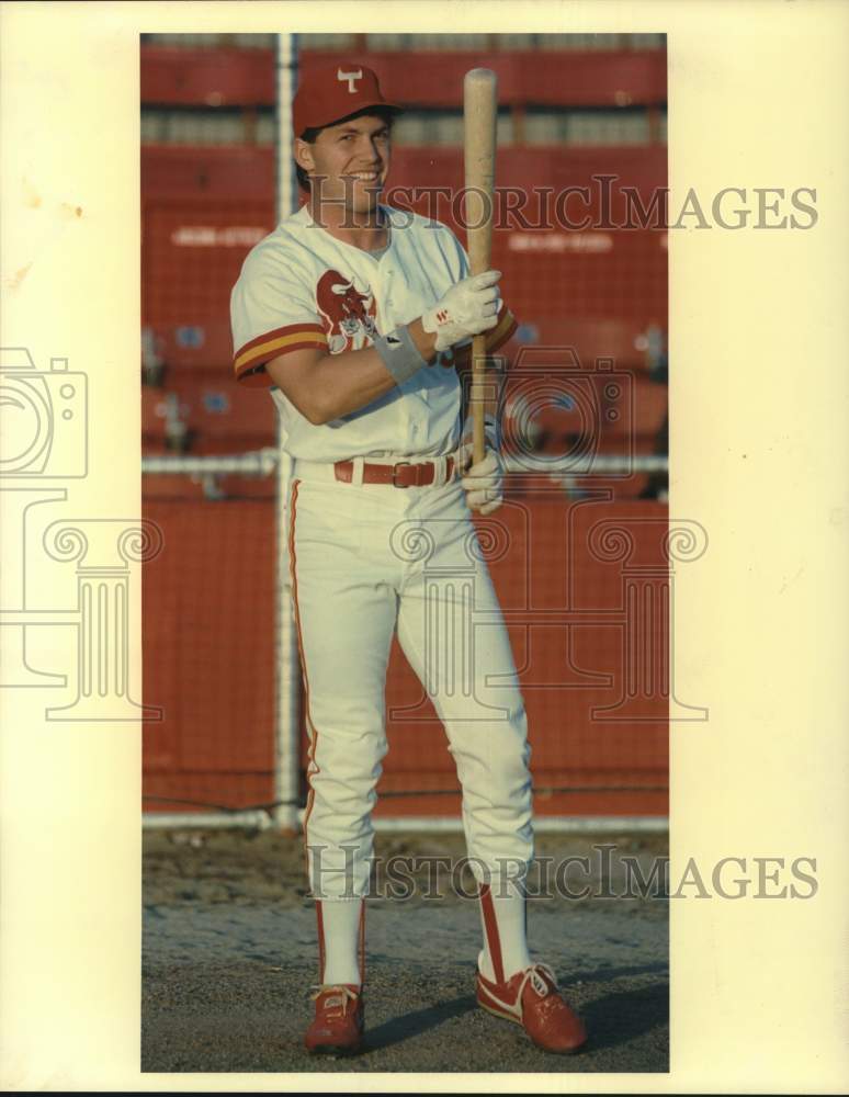 1989 Press Photo Tucson Toros baseball player Gary Cooper - hps24359- Historic Images