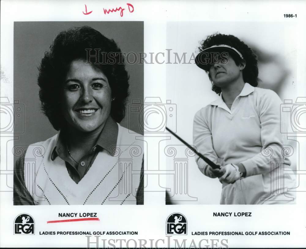 1988 Press Photo Nancy Lopez, Ladies Professional Golf Association - hpx00346- Historic Images