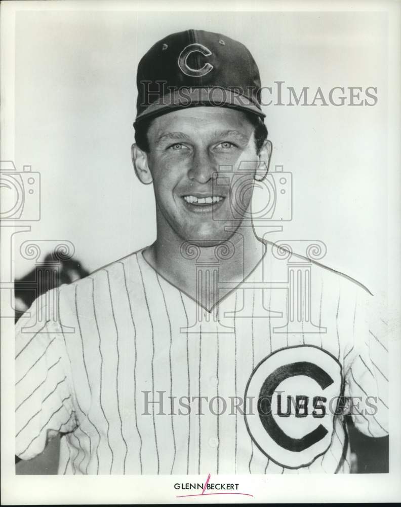 1966 Press Photo Glenn Beckert, Chicago Cubs Second Baseman Baseball Player- Historic Images