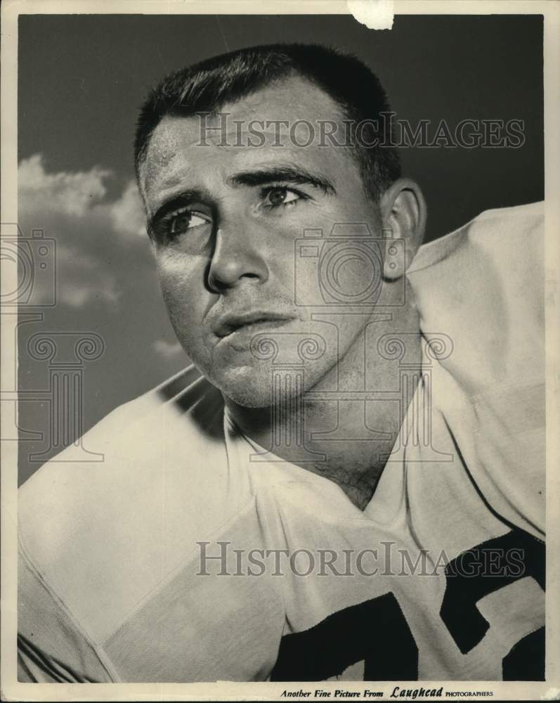 1959 Press Photo Ken Beck, Texas Aggie Tackle, Football Player - hpx00855- Historic Images