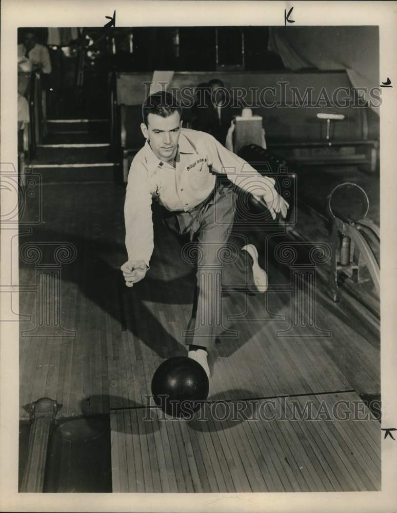 1959 Press Photo Bowler Buddy Bomar - hpx00902- Historic Images