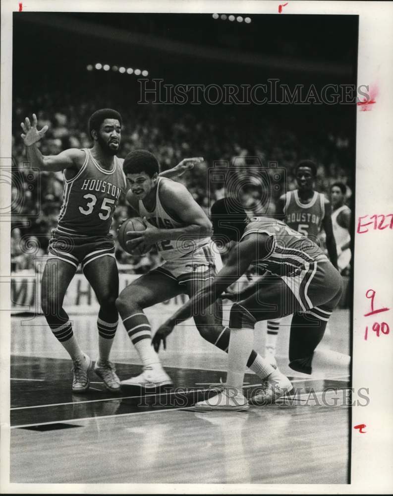 1978 Press Photo Mark Trammell, University of Houston Basketball vs. Cougars- Historic Images