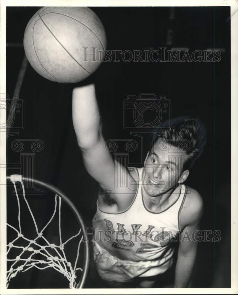 Press Photo Steve Bartels, Baylor University Basketball Forward - hpx01151- Historic Images