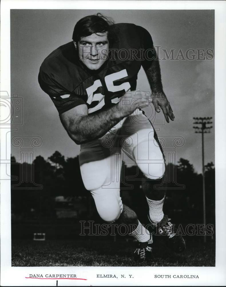 1973 Press Photo Dana Carpenter, South Carolina Football - hpx01235- Historic Images