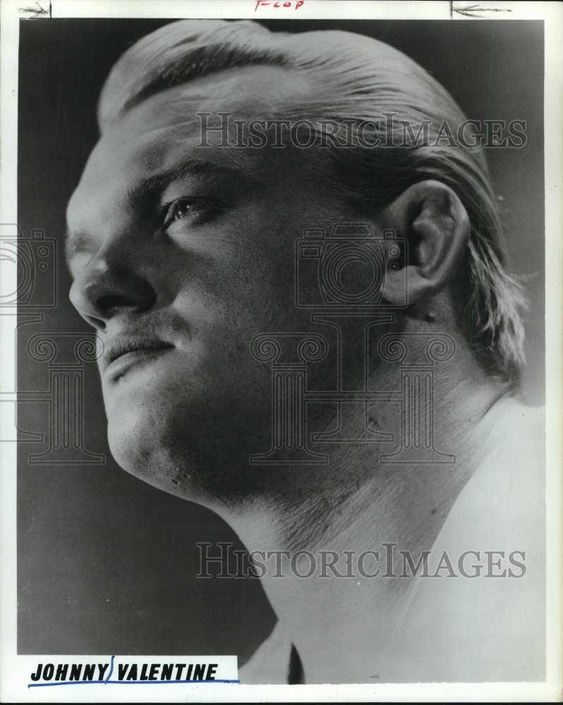 1970 Press Photo Johnny Valentine, Pro Wrestler - hpx01444- Historic Images