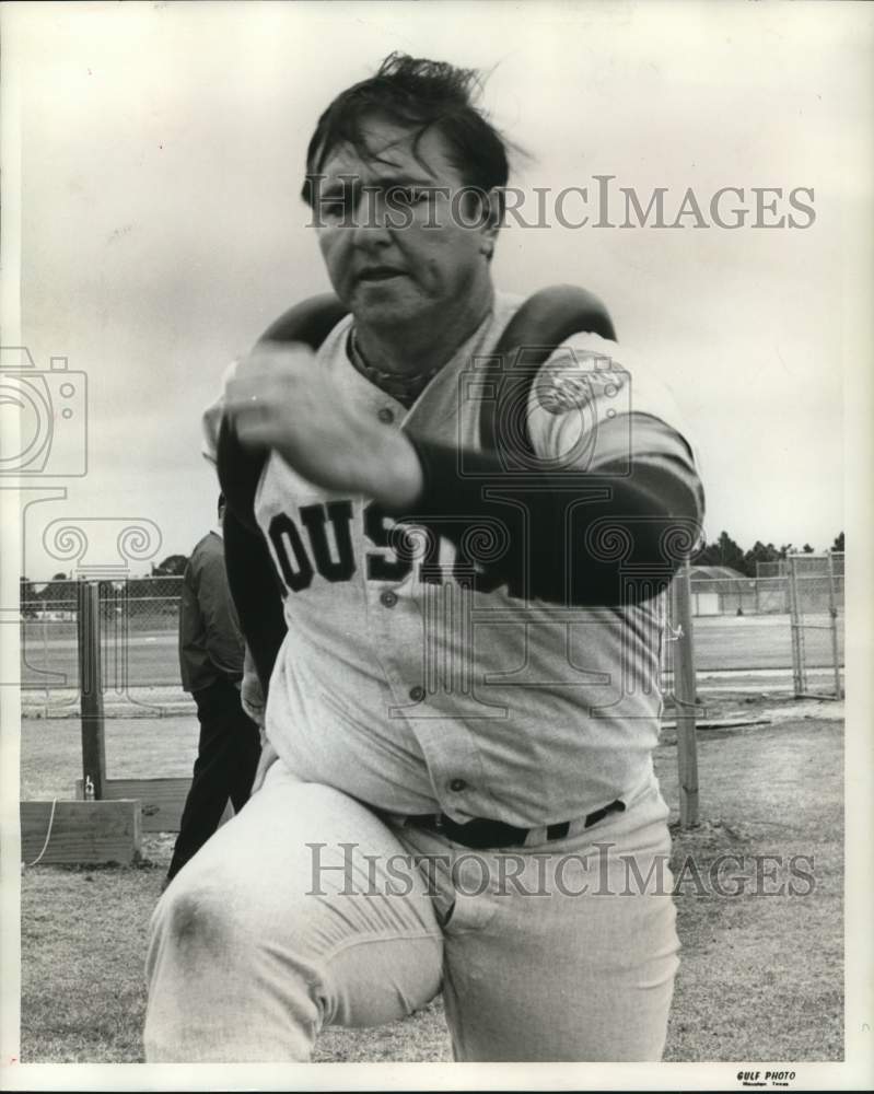 1968 Press Photo John Bateman, Houston Astros Baseball - hpx01557- Historic Images